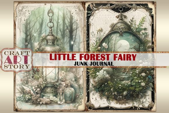 Download Little Forest Fairy Fantasy Junk Journal - Junk journal Collection