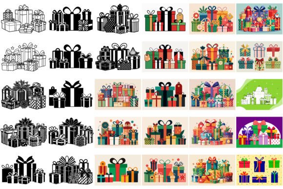 Download Christmas Gifts and Wrapping Bundle - Premium Resources