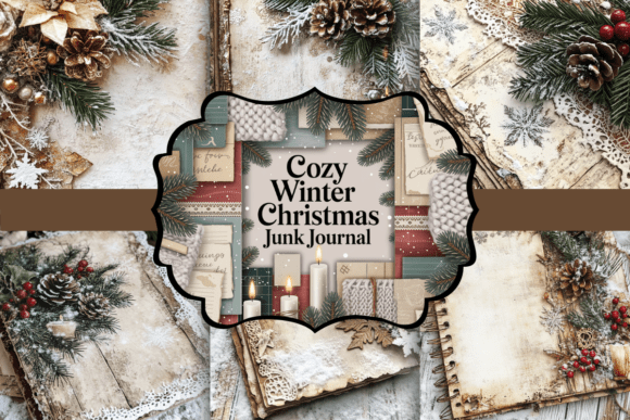 Download Cozy Winter Christmas Junk Journal - Junk journal Collection