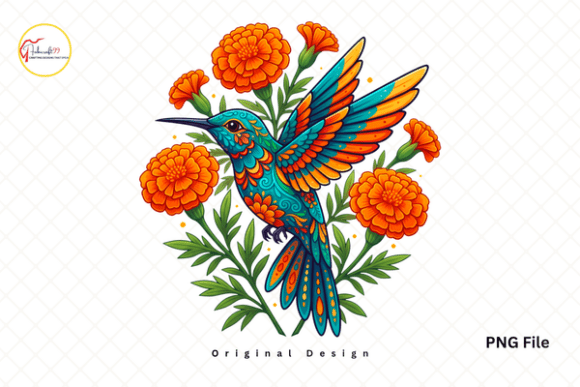 Download Floral Bird Ar Colorful Hummingbird PNG - Floral bird Collection