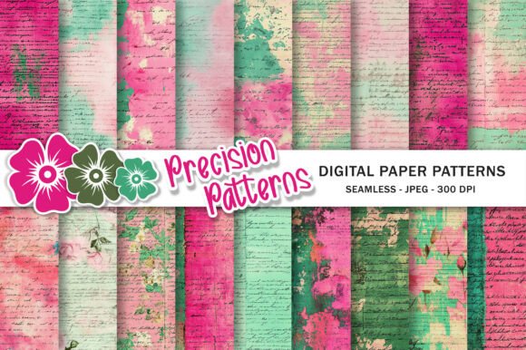 Download Handwriting Pink and Green Junk Journal - Junk journal Collection